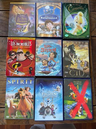 Lote 9 Películas DVD Acción y Aventura