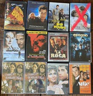 Lote 9 Películas DVD Acción y Aventura