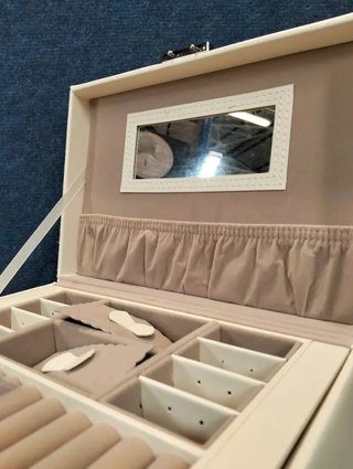 Caja para Joyas, Joyero 3 Niveles SONGMICS JBC121W