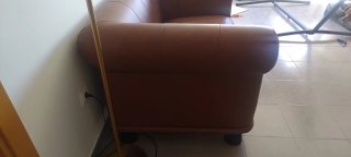 Sofá Sillón IKEA VISKAFORS 1.5 plazas cuero/ piel