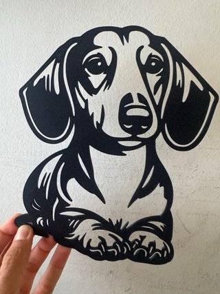 Figura Perro Salchicha Teckel Decorativa