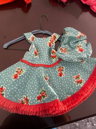 Traje Flamenca Niña Flores