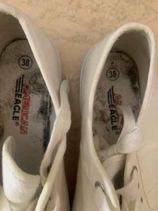 Sneakers in tela bianca American Eagle
