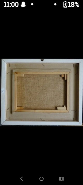 Vecchio quadro dipinto ad olio Mastrovito
