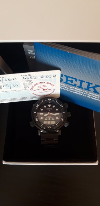 Seiko H855-0004 Solar Diver 200m Orologio
