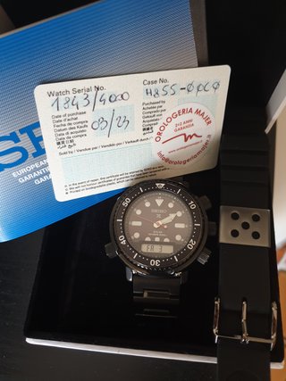 Seiko H855-0004 Solar Diver 200m Orologio
