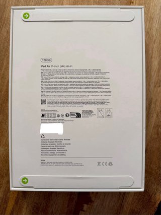 iPad Air 11 M4 128GB WiFi Azul Precintado