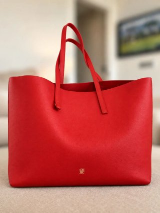 Bolso Tote Carolina Herrera Rojo
