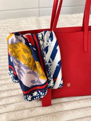 Bolso Tote Carolina Herrera Rojo