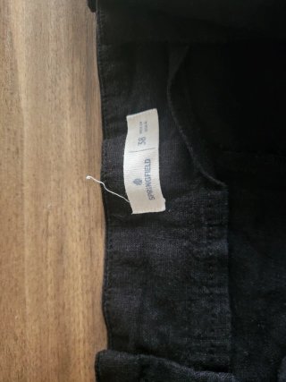 Shorts negros con cinturón