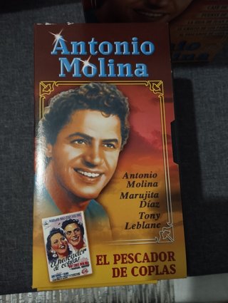 Lote 5 Películas VHS Antonio Molina +1 extra