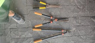 Juego de tijeras de poda
