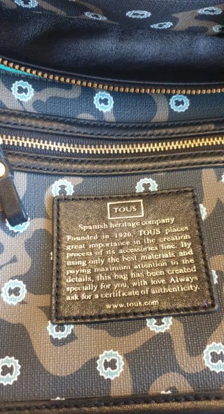 Bolso Tous negro y marrón