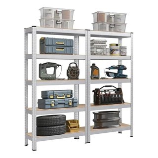 Set 2 estanterías pesadas Songmics 5 niveles 150cm