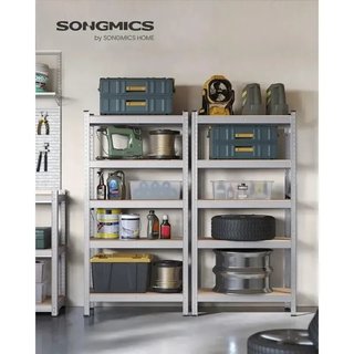 Set 2 estanterías pesadas Songmics 5 niveles 150cm