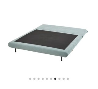 Sofá Cama 2 Plazas Verde Agua