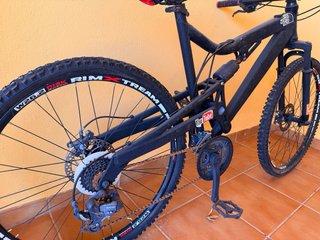 Bicicletas de montaña con inflador