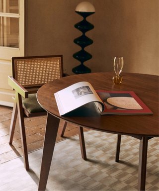 Mesa redonda extensible Northdeco (120-150 cm)