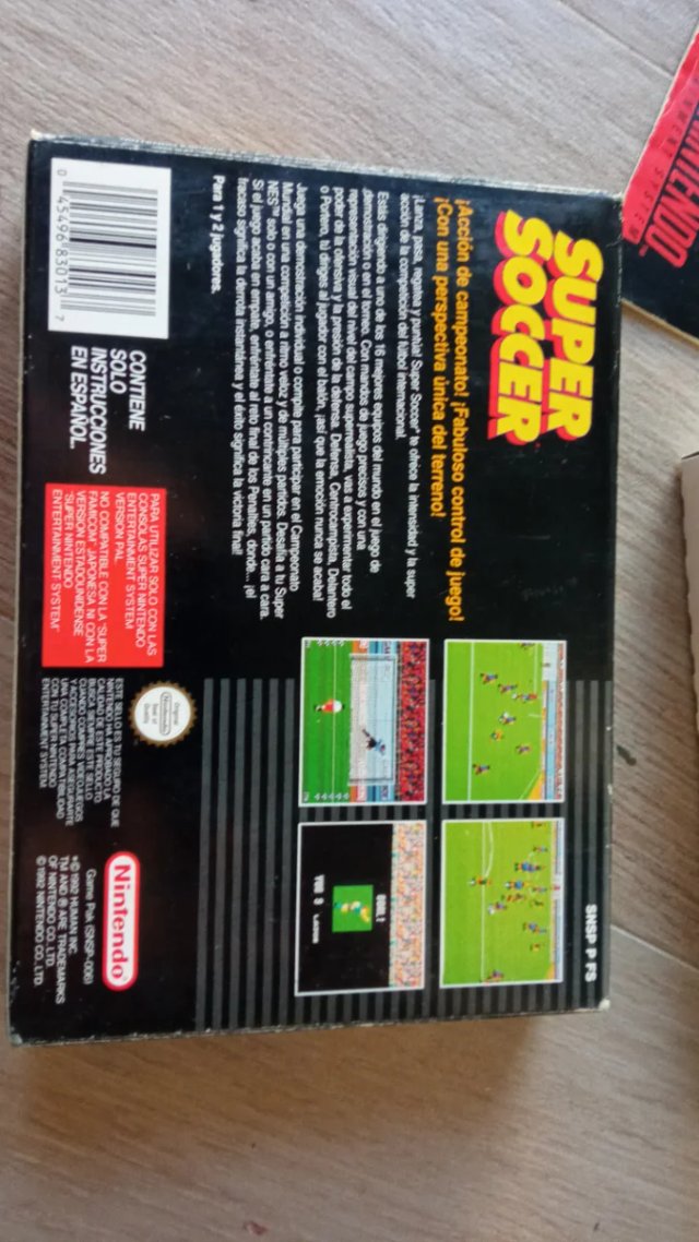 Super Nintendo Super Soccer SNSP-FS-ESP