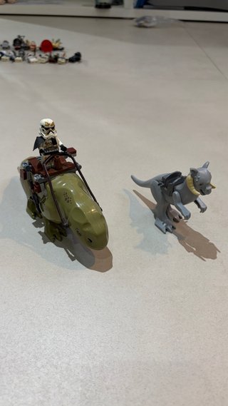 Star Wars Sandtrooper con Dewback Compatible Lego
