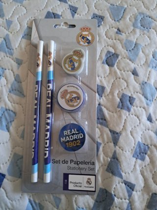 Set Papelería Real Madrid Nuevo