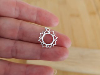 Colgante Plata 925 Sol Mandala