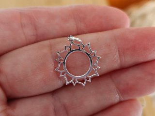 Colgante Plata 925 Sol Mandala