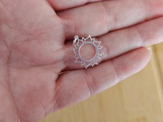 Colgante Plata 925 Sol Mandala