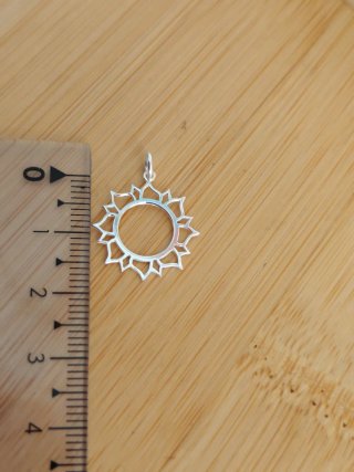 Colgante Plata 925 Sol Mandala