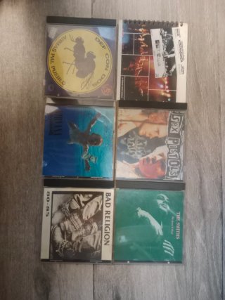 Lote 6 CDs Rock Punk Indie