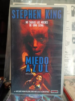 VHS Miedo Azul Stephen King. Terror.