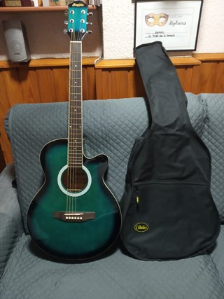 Guitarra Acústica Verde para Principiantes