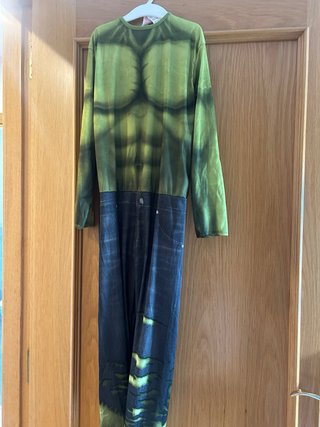 Máscara de Hulk y disfraz