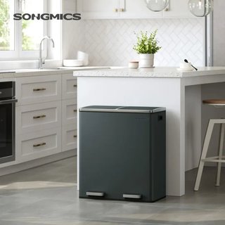 Papelera Cubo Basura 60L SONGMICS LTB60GS