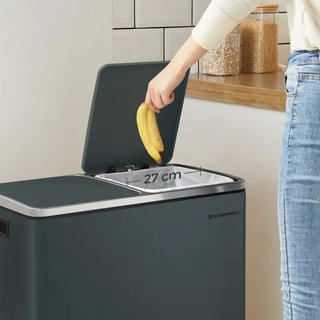 Papelera Cubo Basura 60L SONGMICS LTB60GS