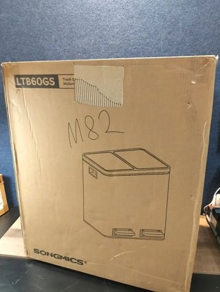 Papelera Cubo Basura 60L SONGMICS LTB60GS