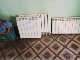 Radiadores de aluminio blancos
