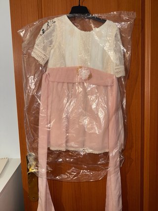 Vestido ceremonia tul rosa Lilus (5 años)