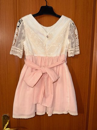 Vestido ceremonia tul rosa Lilus (5 años)