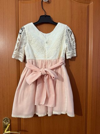 Vestido ceremonia tul rosa Lilus (5 años)