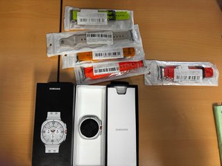 Samsung Galaxy Watch Ultra Plata/Rojo