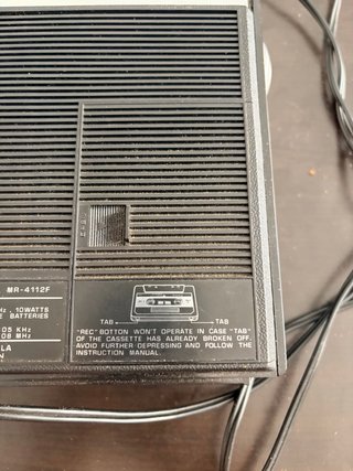 Radio cassette Sanyo MR-4112F vintage