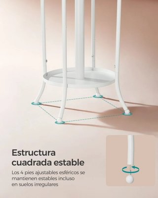 Perchero de Pie Metálico SONGMICS RCR011W01