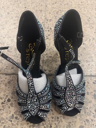 Zapatos de baile G.Step negros con pedrería