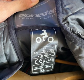Chaqueta Moto Alpinestars Negra