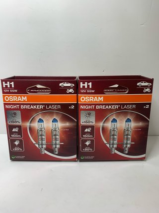 Lote 2x Osram H1 Night Breaker Laser