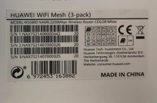 Huawei WiFi Mesh WS5800 (3 Unidades)