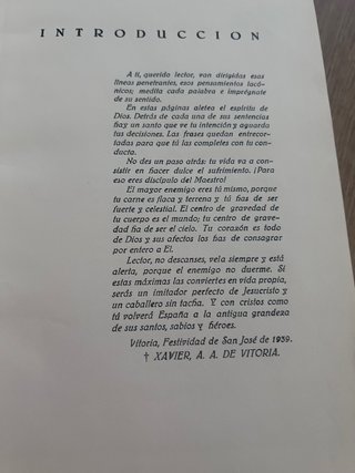 Libro Camino Escriva de Balaguer  1939