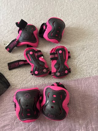 Coderas / rodilleras infantiles/ manos  rosa