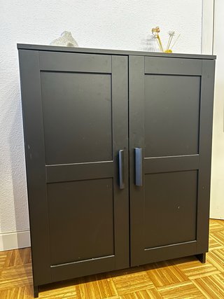 Mueble Librería Billy Oxberg Negro IKEA